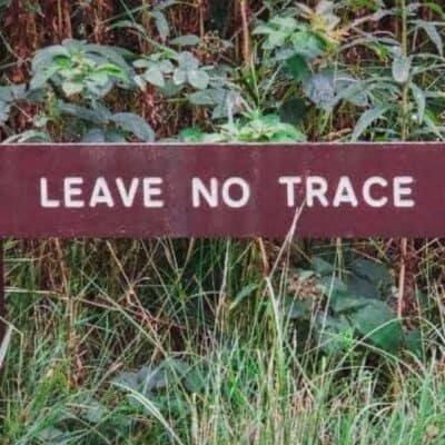 how to leave no trace while kayak camping
