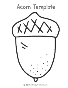 15 Adorable Acorn Crafts for Kids + FREE 8 Page Printable PDF Activity ...