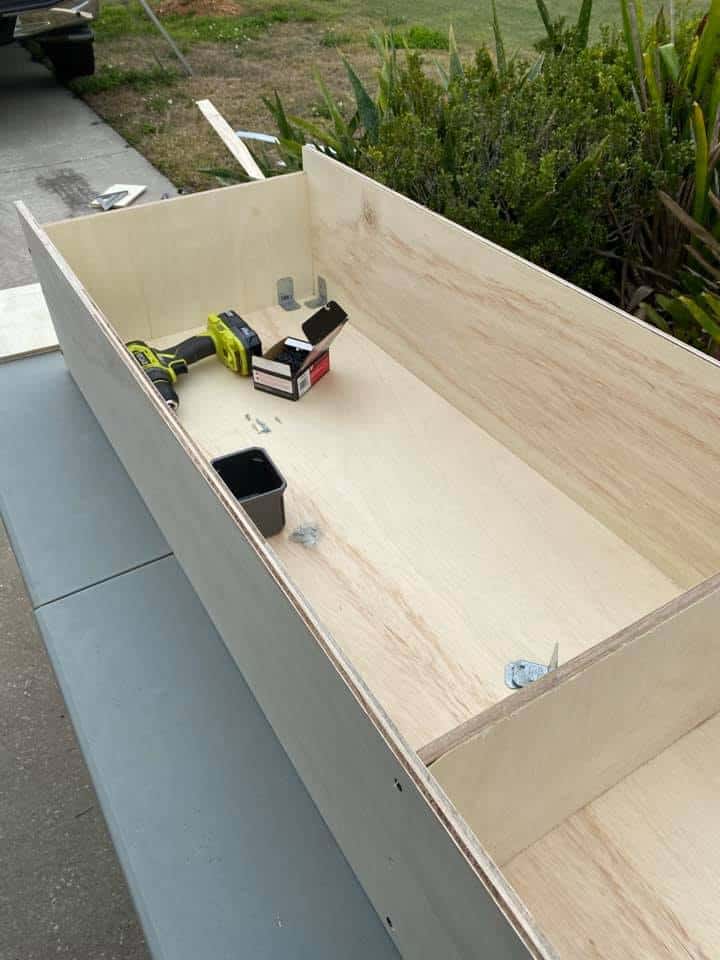 DIY Sliding Bin for Outdoor RV Storage Compartments (pics included!) – The  Crazy Outdoor Mama