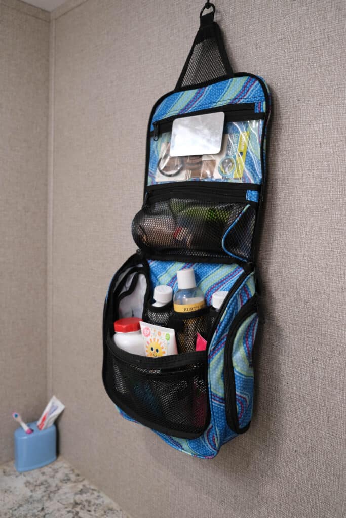 travel bag for use in camper