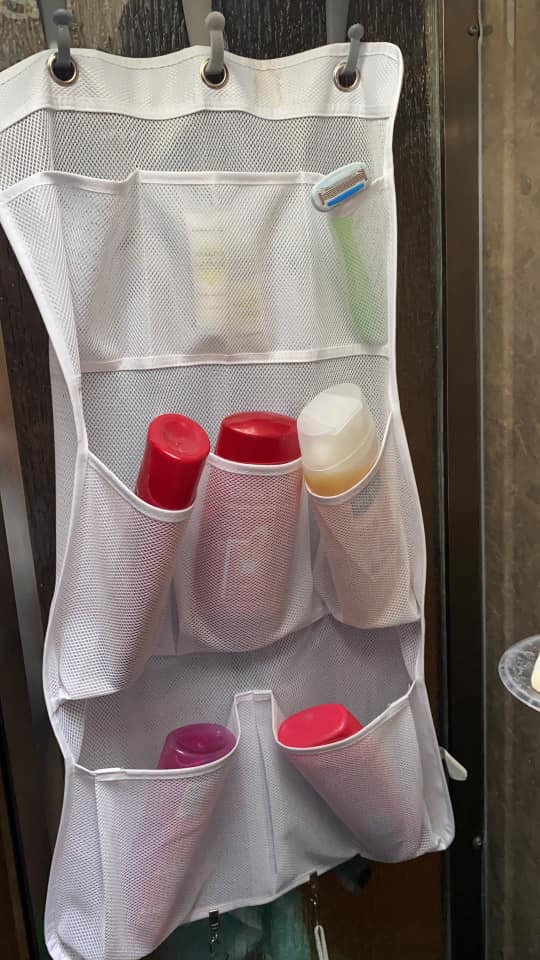 9 RV Shower Organization Ideas + Picture Inspiration! – The Crazy