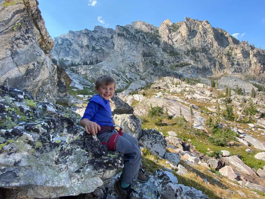 backpacking into the grand tetons with kids