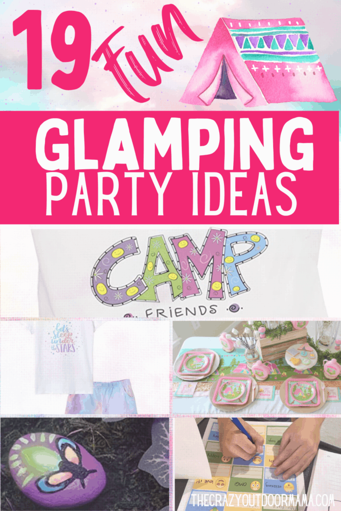 glamping party ideas