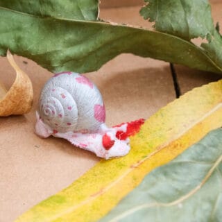 diy snail shell pet craft for kids
