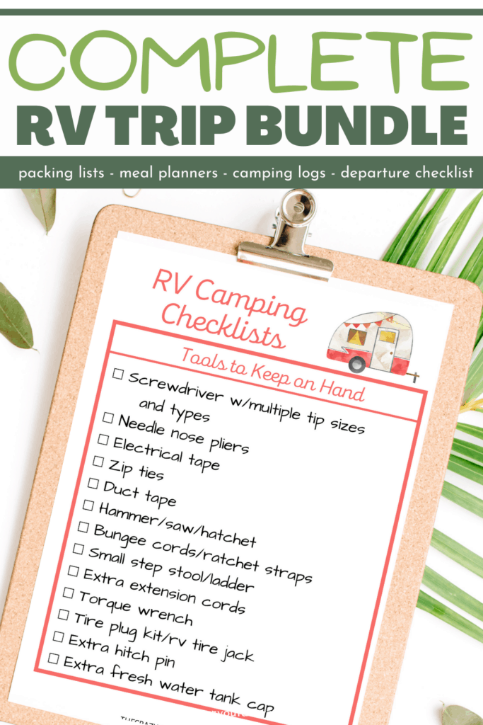 The Ultimate Rv Camping Checklists Free Printable Rv Checklist Pdfs