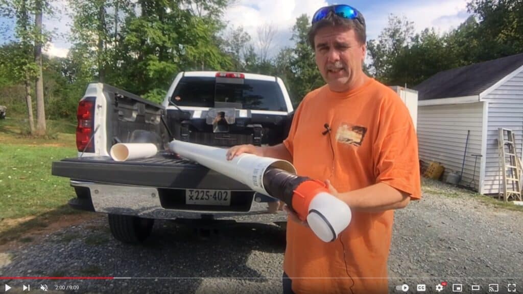 diy pvc pipe storage for rv black sewer hose