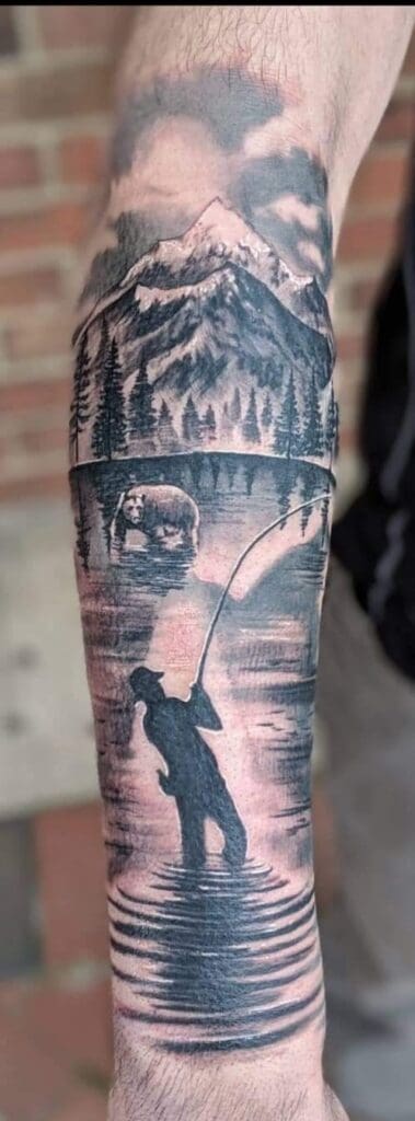 Small Landscape tattoo by Mr K Tattoo  Post 17701