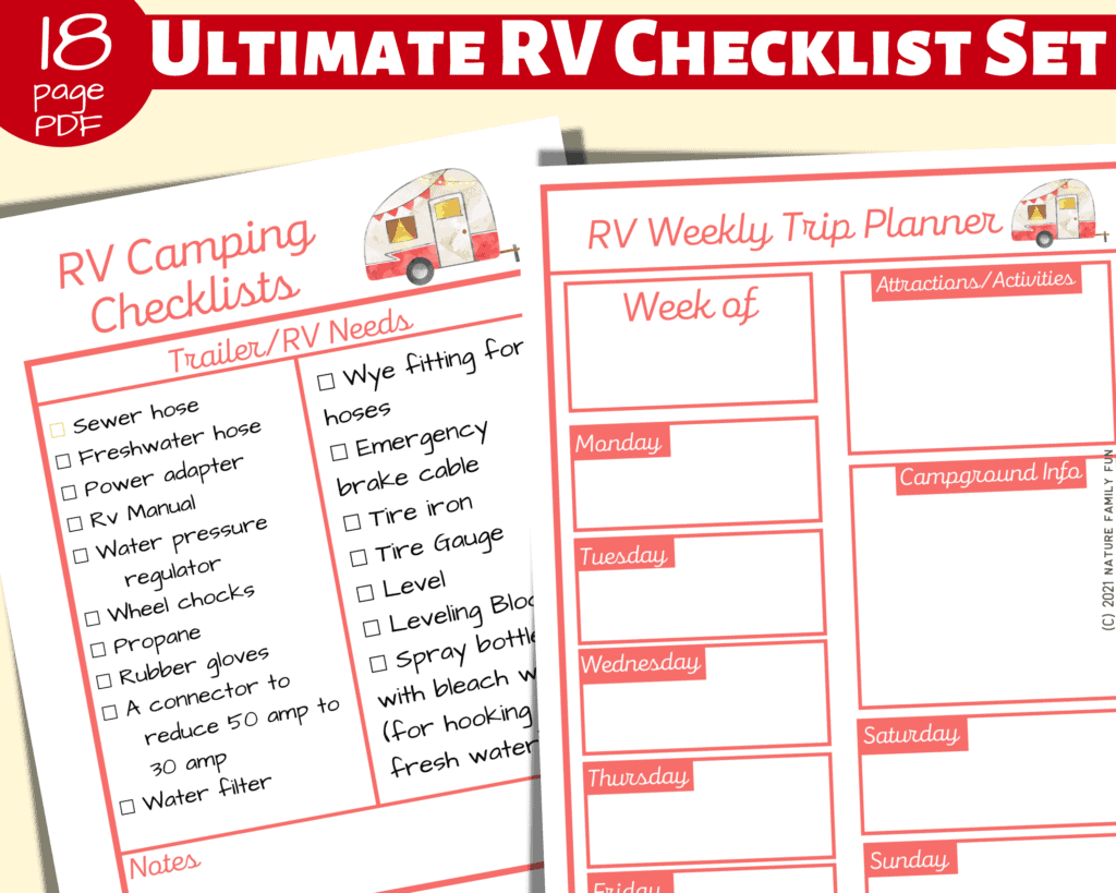 ultimate rv checklist