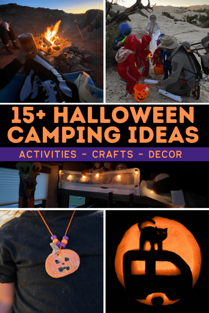 how to have a halloween camp trip crafts movies for kids