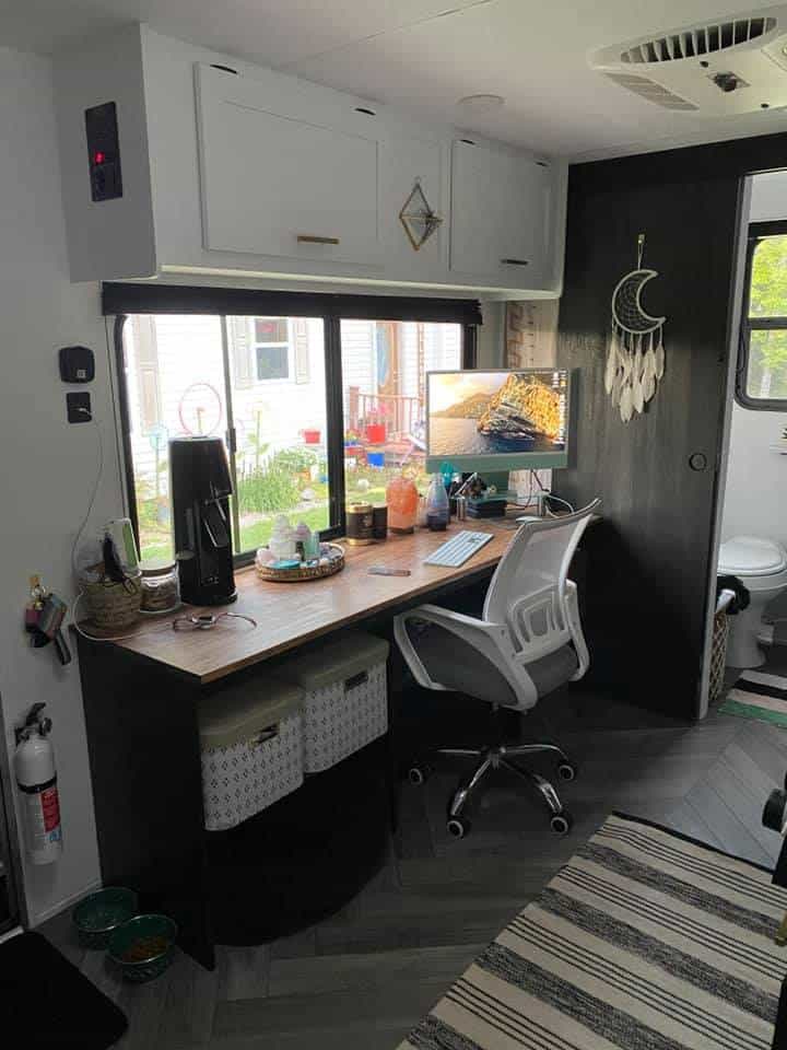 office space in camper ideas modern