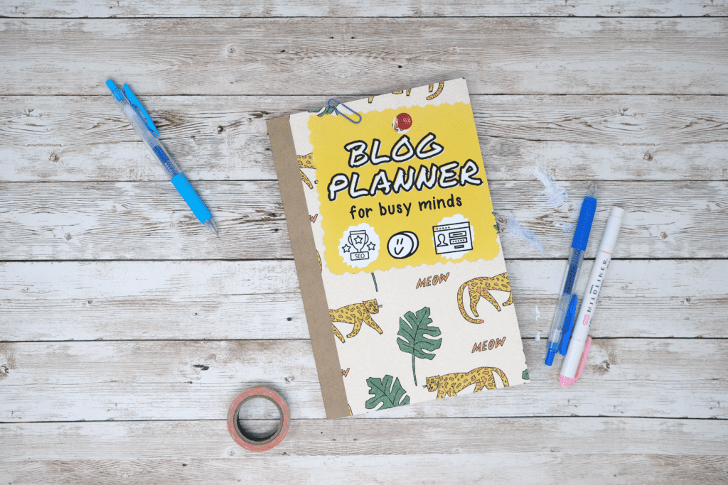 blogging planner