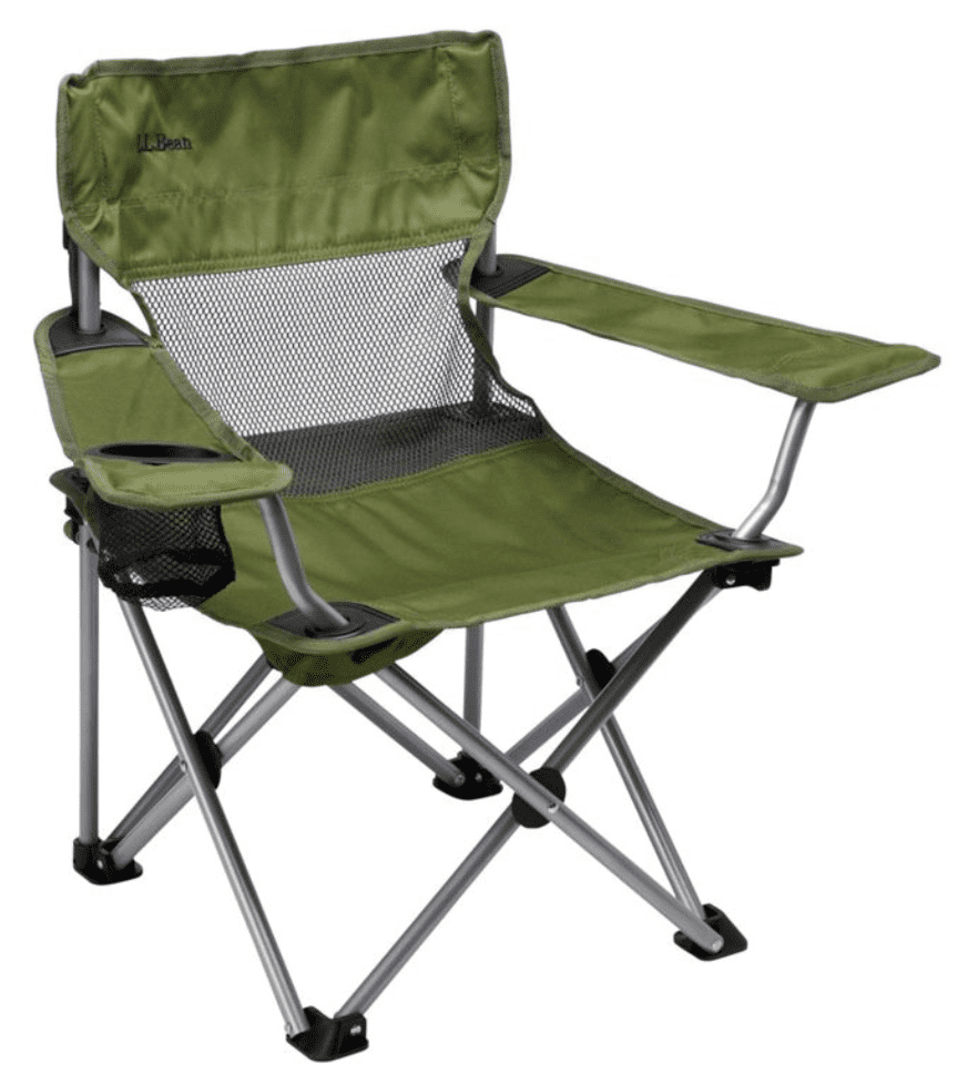 kids base camp chair ll bean green