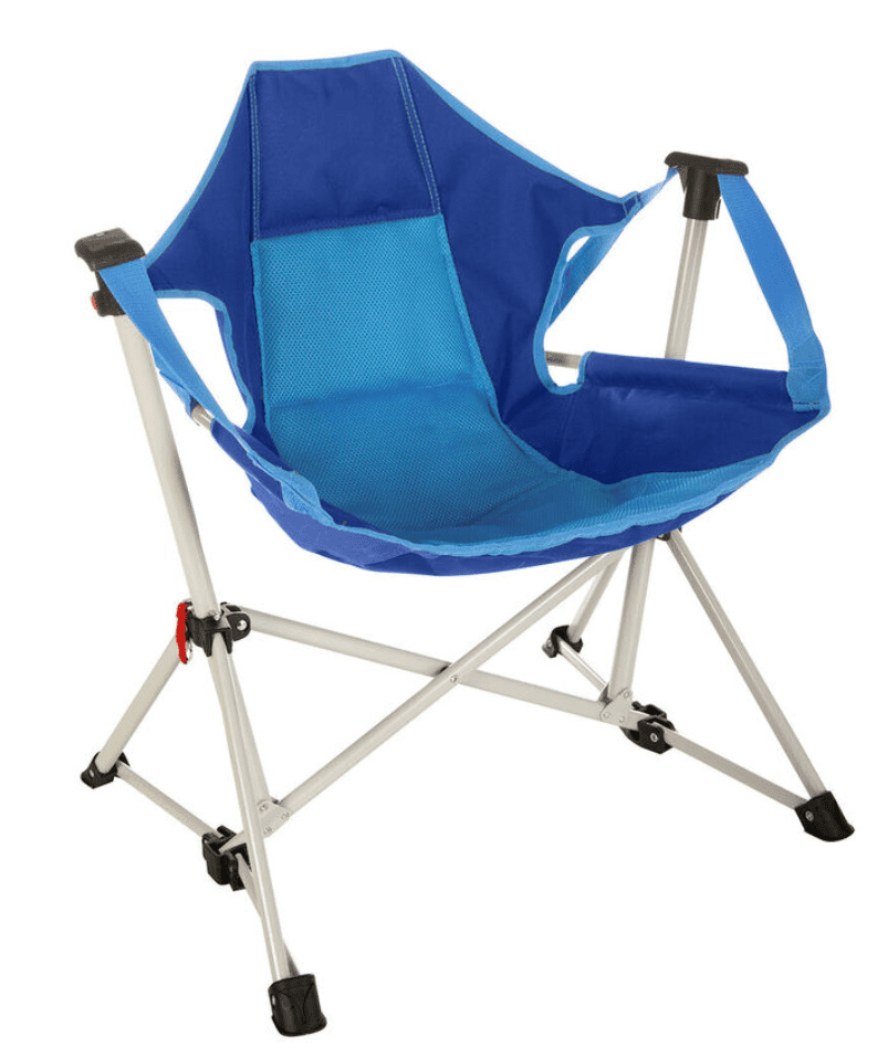 swinging kids camp chair