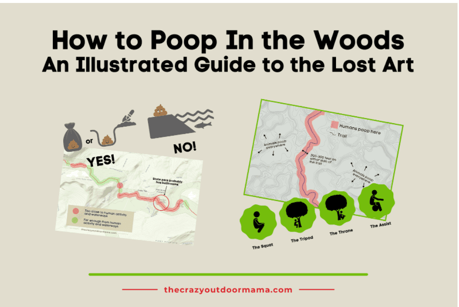 how to poop in the woods guide