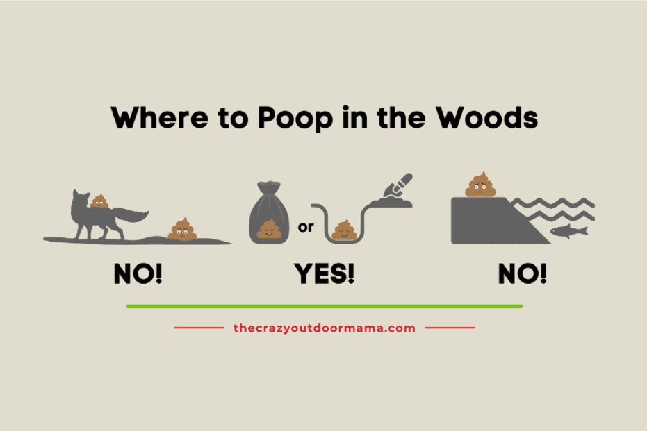 where not to poop in woods