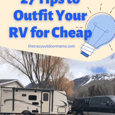 how to find cheap things for our camper