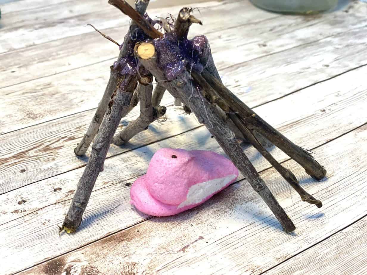 easy nature craft for kids easter using peep