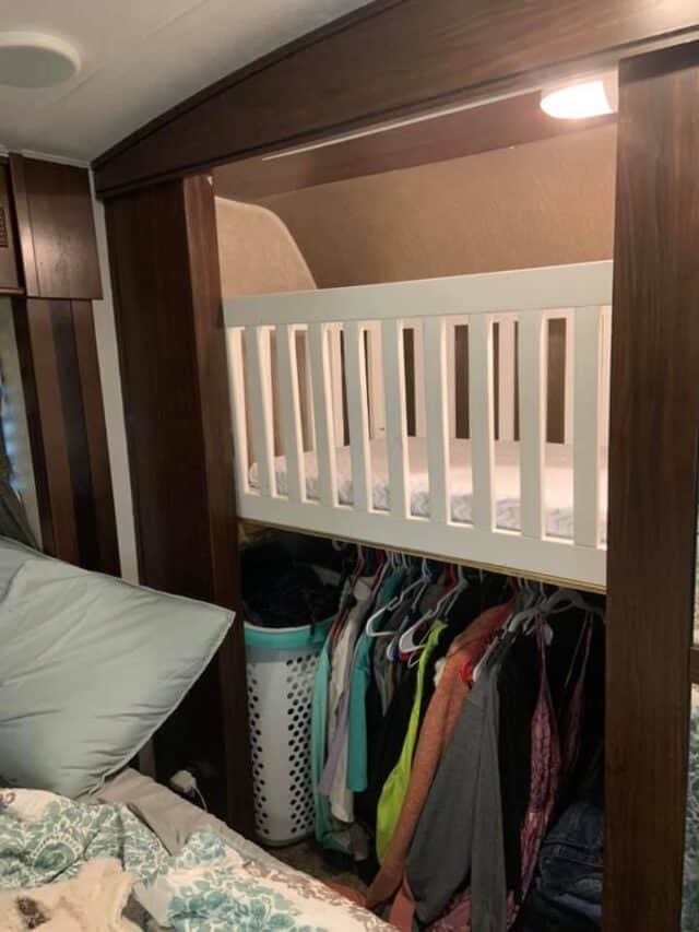 13 Creative RV Nursery Ideas + RV Camp Sleep with Baby Tips! The
