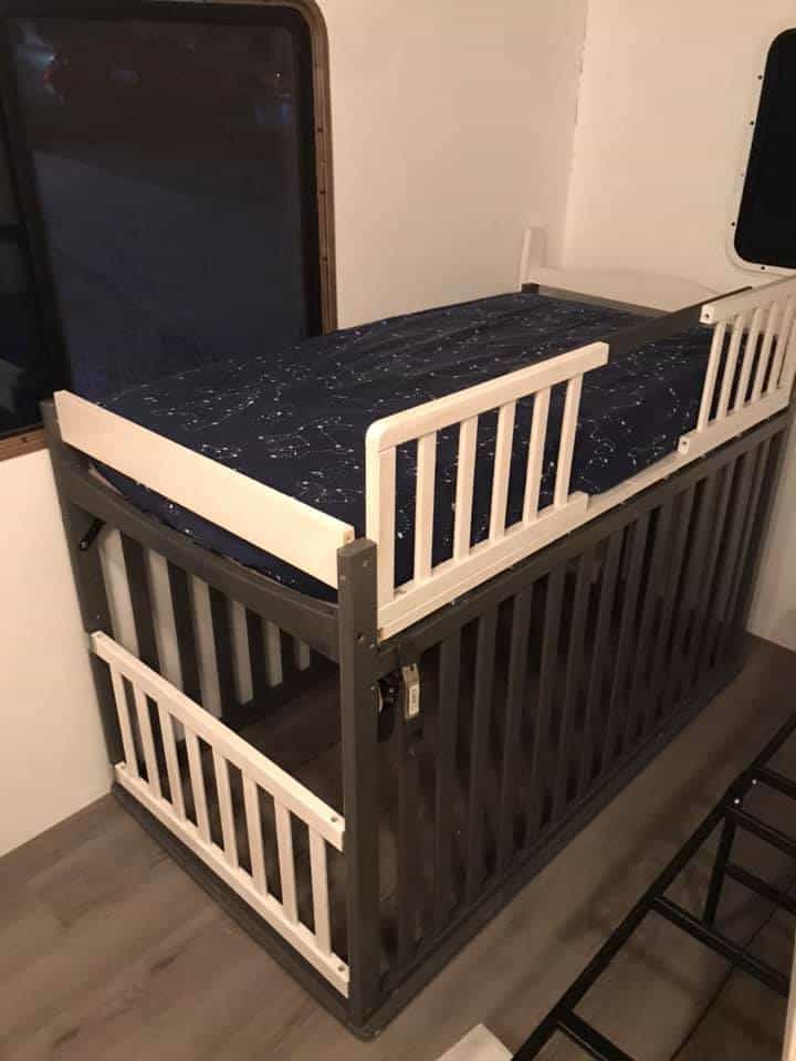 diy crib and toddler bed combo