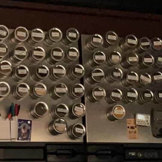 magnetic spice rack