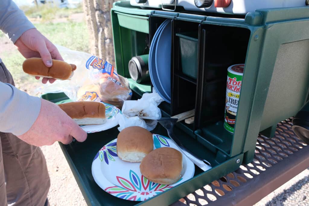 camp kitchen chuck box yoke outdoors