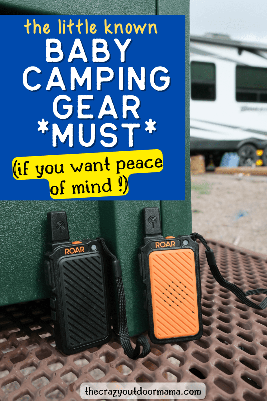 The *Rechargeable* Battery Operated Baby Monitor for Camping Families