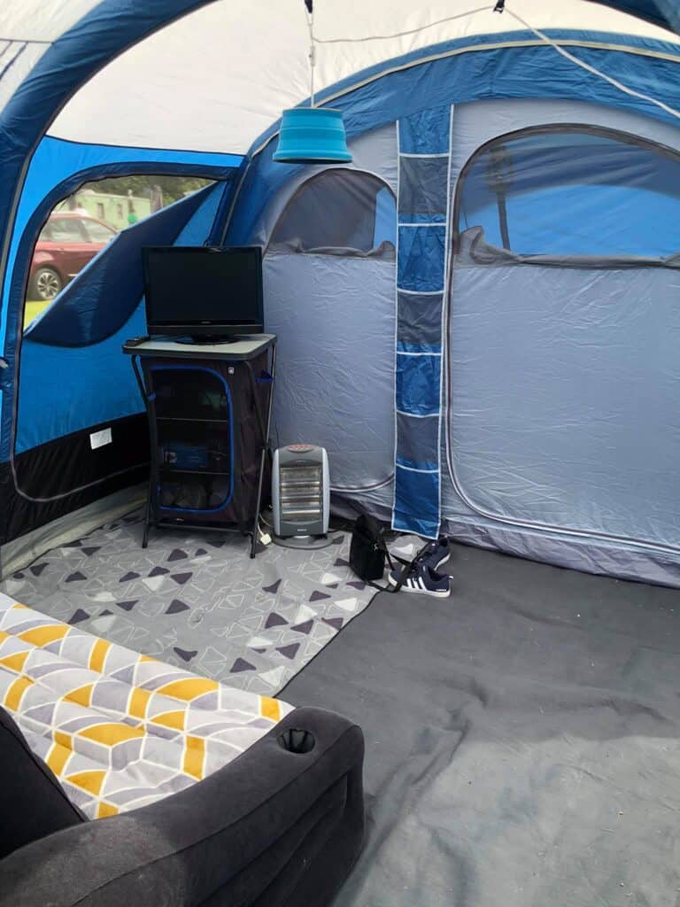 interior tent layout ideas