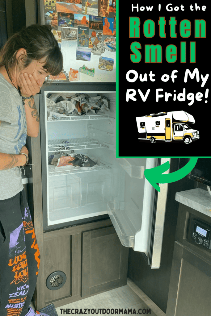 how to get rotten smell out of camper fridge after losing power