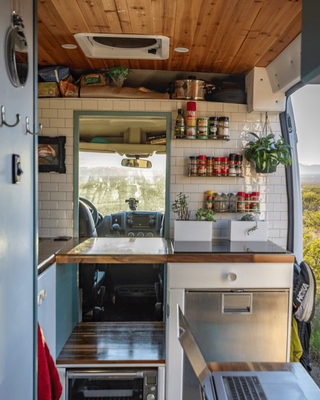 Workspace/Dining Area with Corner Kitchen and a Wet Room