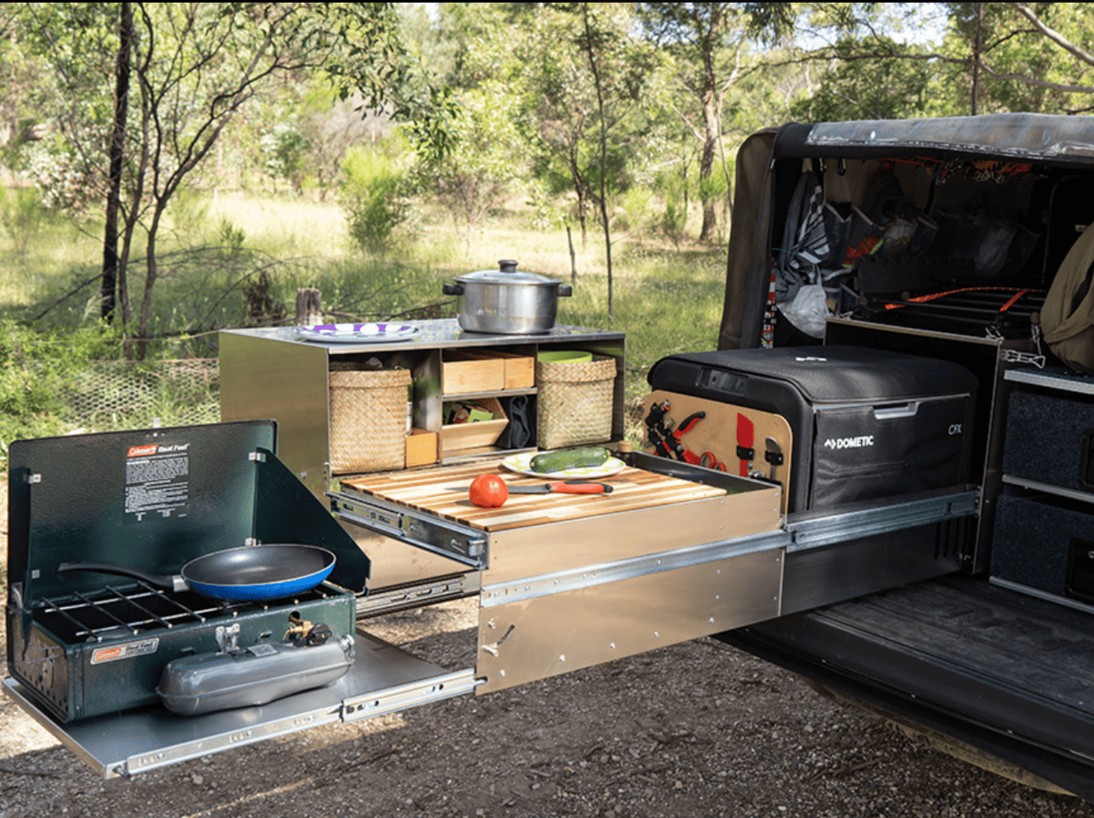 The Top 9 Slide Out Camp Kitchens And DIYs The Crazy Outdoor Mama