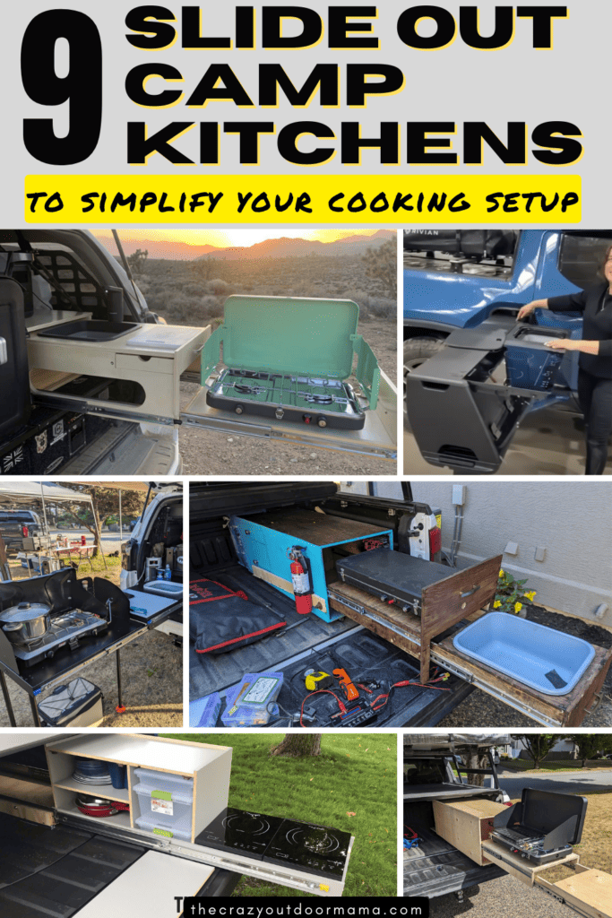 slide out camp kitchens you can buy or diy for overlanding and car camping