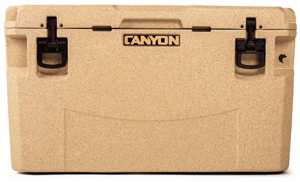 canyon camping cooler tan