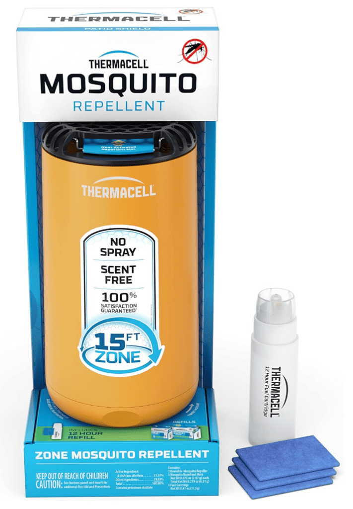 thermacell mosquito repellnt no smell no spray