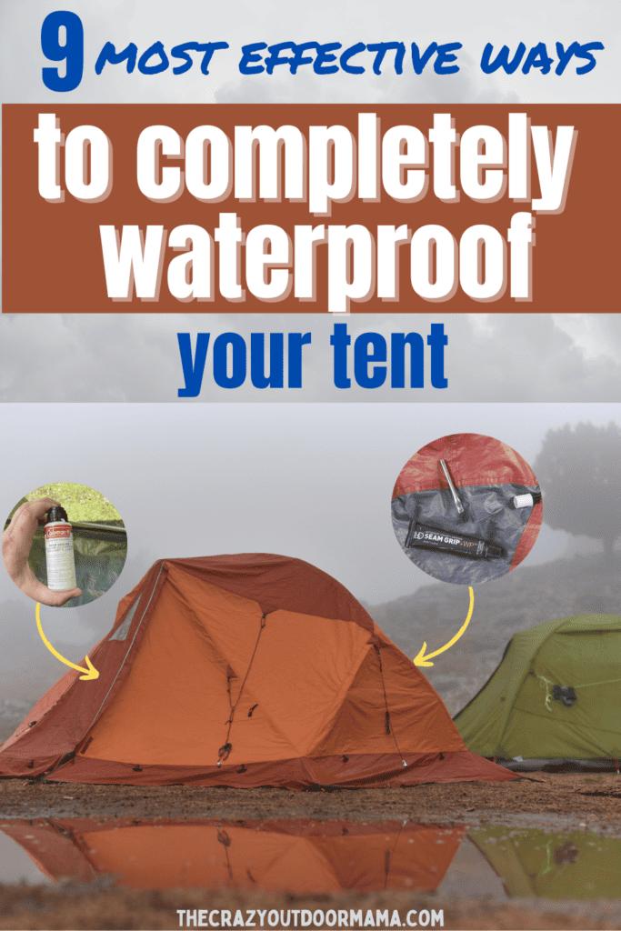 tips to waterproof tents with different sealants