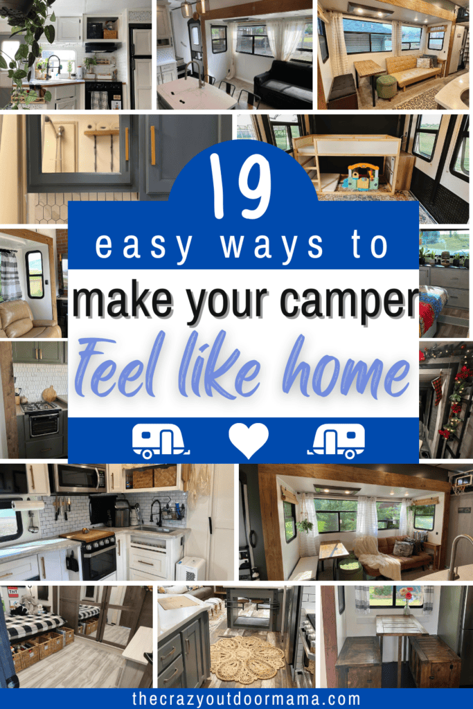 how to make your camper feel like home with these easy tips for updating the interior