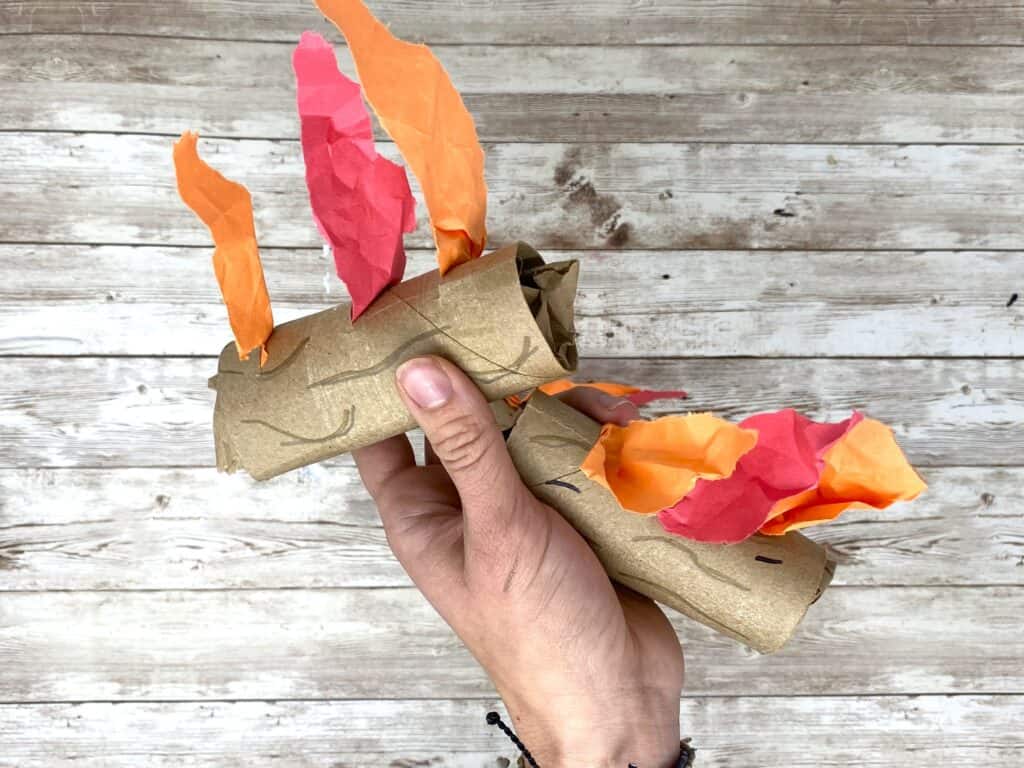 no glue campfire logs