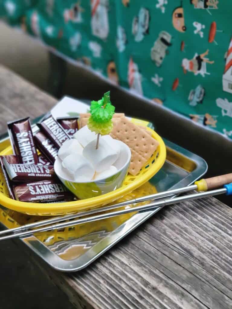 smore glamping party