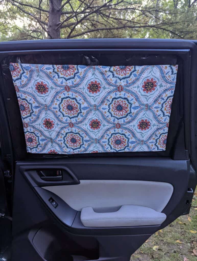 interior car window cover diy