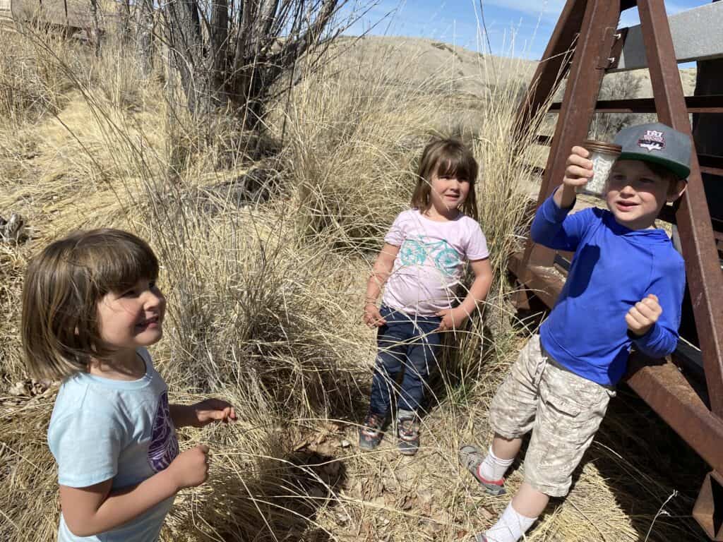 geocaching with kids