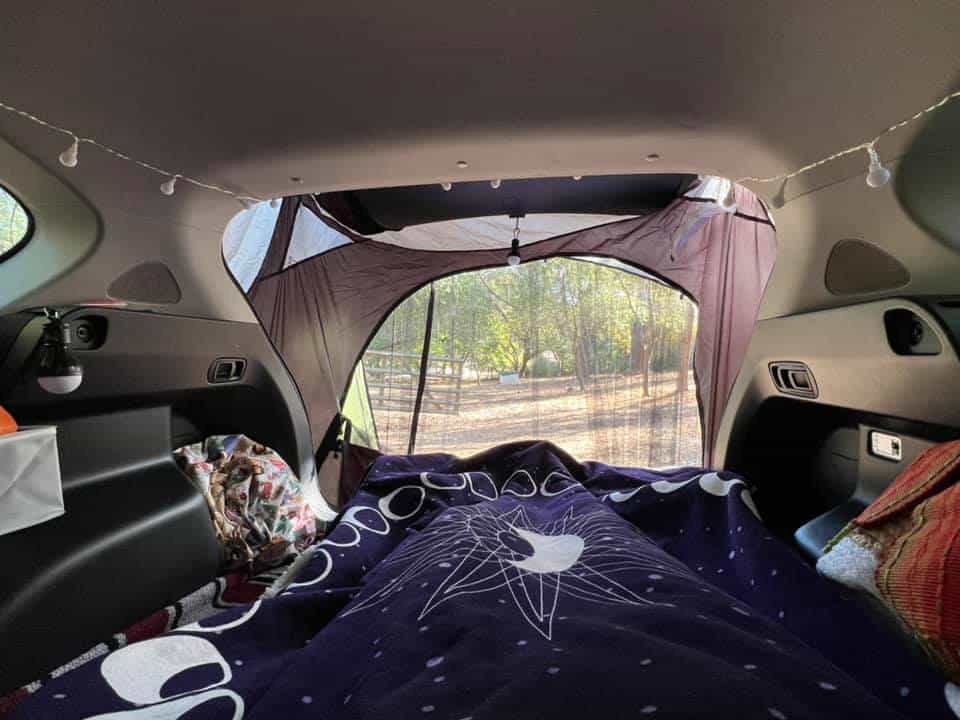 whimsical moon theme car camping iea