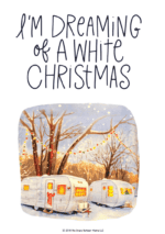 19 FREE Christmas Camping Printables (Wall Art, Cards and Tags!) – The
