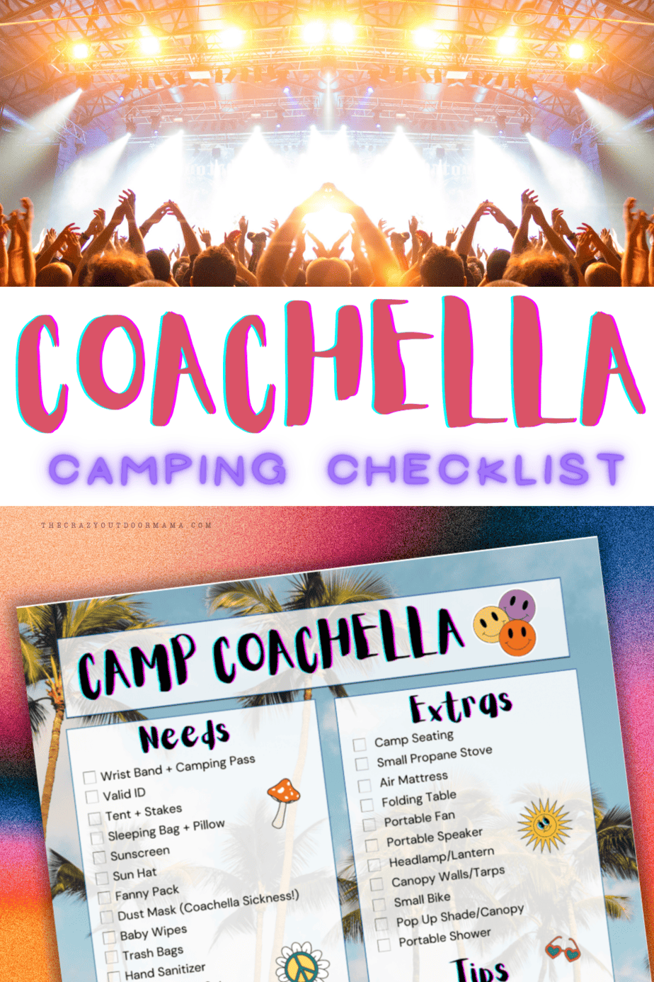 Coachella Camping Checklist - Tips + Essentials to Bring