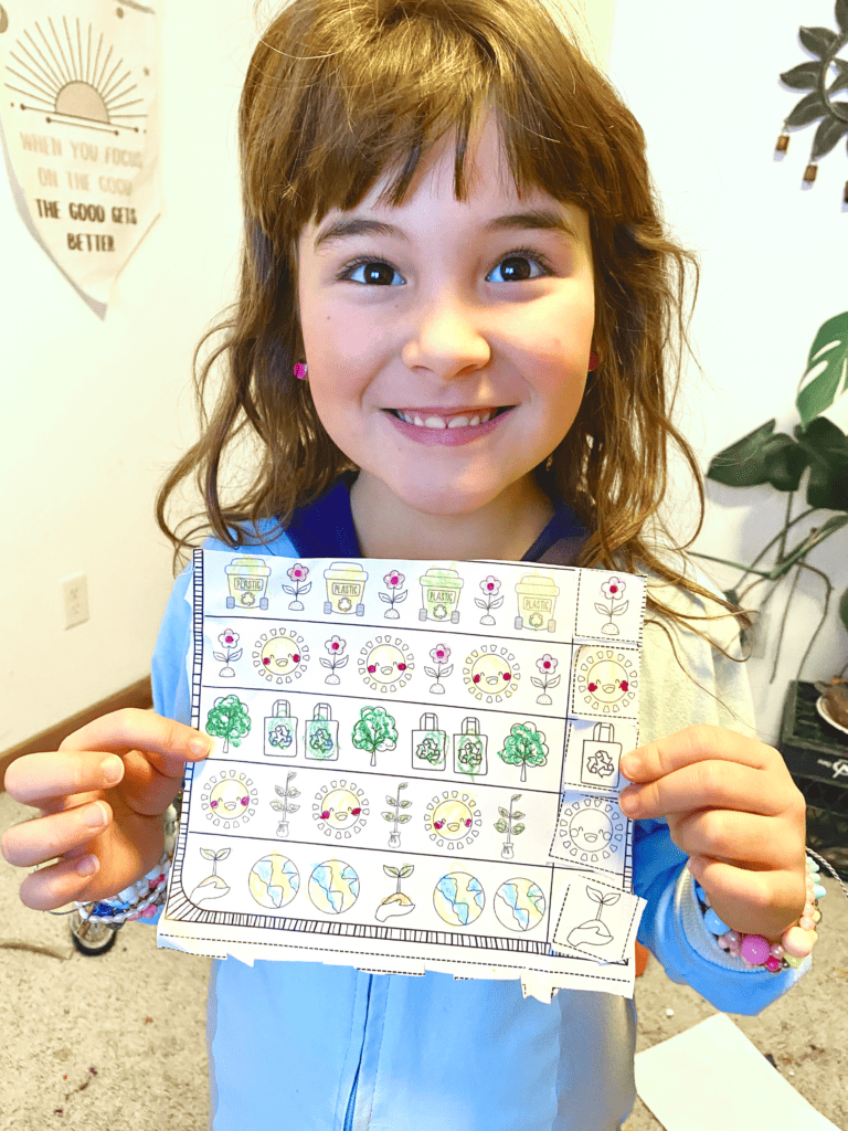 nature themed pattern worksheet