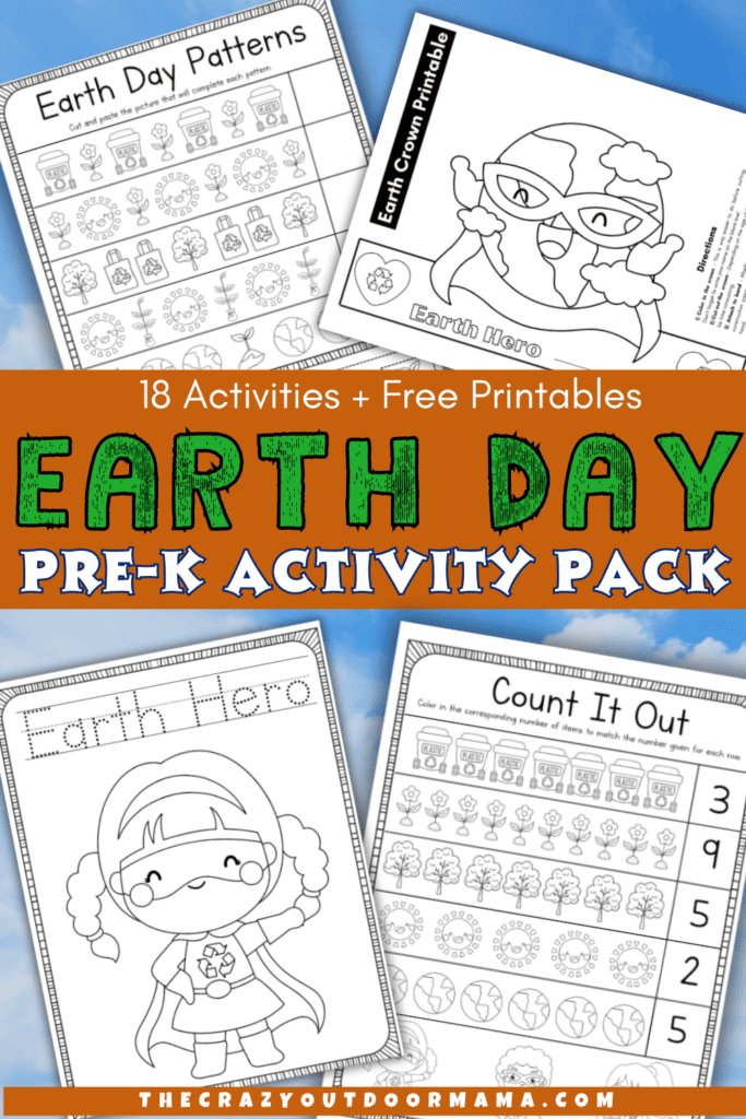 pre k activity pack for earth day