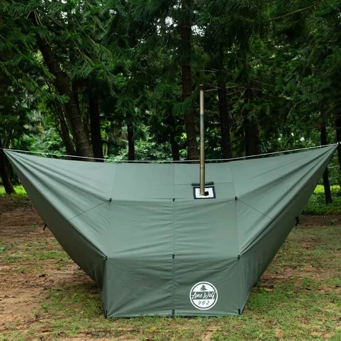 lone wolf hammock hot tent for winter