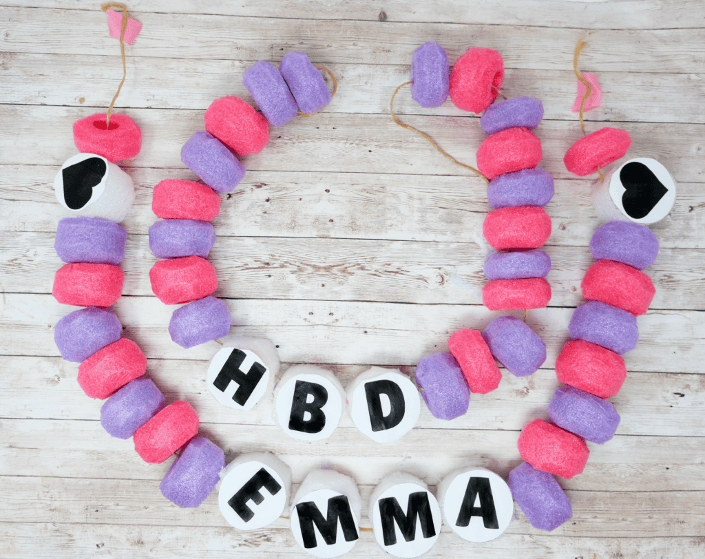 giant diy friendship bracelet craft for taylor swift party