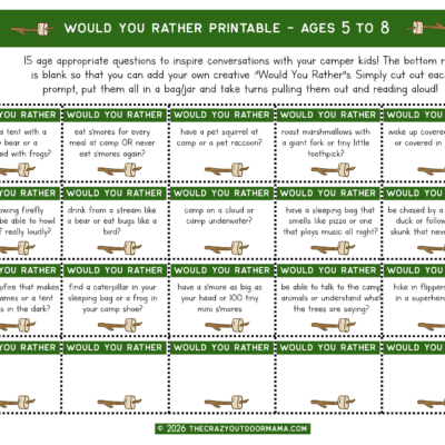printable camping trivia for kids