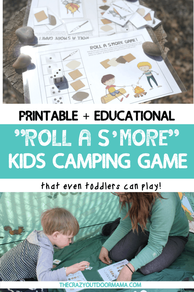 printable and educational smore camping game for kids